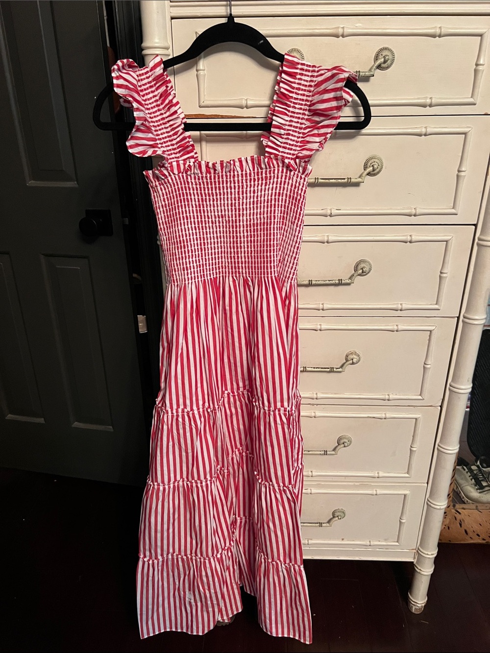 Hill House Ellie Dress in Cherry Stripe